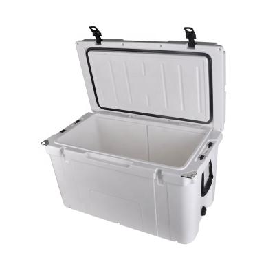 China Factory wholesale waterproof 78QT rotomolded hard ice cooler box with bottle openers LLDPE material for sale