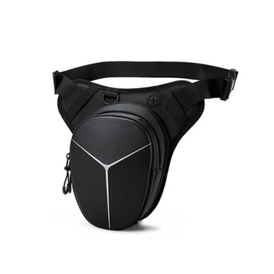 China 2021 New Style Durable Factory Custom Waterproof Hard Shell Motorcycle Bag Leg Pack EVA Logo Drop Belt for sale