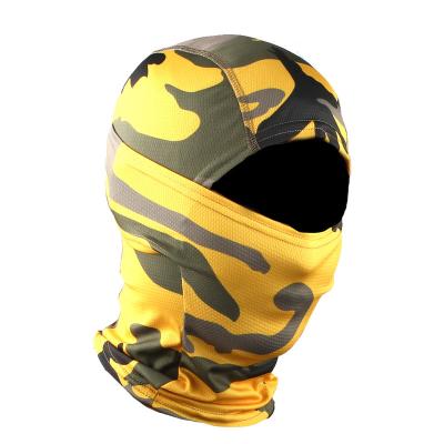 China breathable & Colorful CS Camouflage Waterproof Camouflage Sunscreen Face Mask Headgear Outdoor Sports Multiple Colors Choose Chosen Balaclava for sale