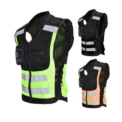 China NO GHOST Motor Safety Vest Security Cloth Wrapping Protective Reflection Reflect Light Motorcycle Vest Reflective Clothing for sale