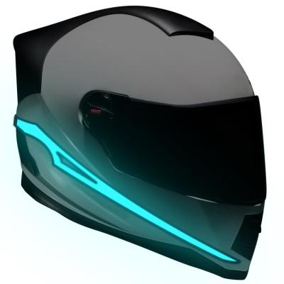 China New Arrival Flashing Cool Shapes Led Helmet Motorcycle Mounting Led Helmet Light for sale