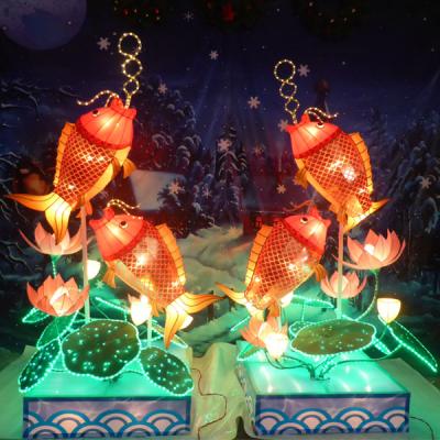 China New Year New Year Festival Fish Lanterns For Holiday Decoration for sale