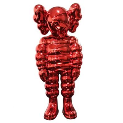 China Popular Japan Interior Decor Doll Ornaments Plated Resin Bearbrick Dolls For Window Display / Shops Decor for sale