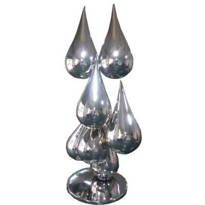 China China Fiberglass Mall Water Drop Electroplating Decoration for sale