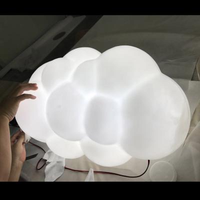 China China Lit Cloud Hanging Ornament For Window Display for sale