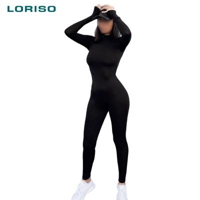 China Amazon Breathable 2020 Women Sleeve Long Wear Apparel Seamless Overalls for sale