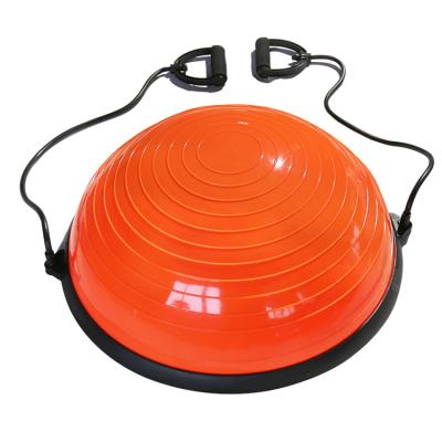 China Anti-splinter and durable PVC Training Balane Yoga Pilates exercise fitness bosuing half balance massage ball trainer for sale