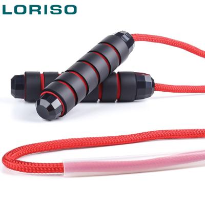 China 2020 Bodybuilding Exercise Workout Fitness Cotton Yarn Speed ​​Heavy Weight Jumping Jump Rope for sale