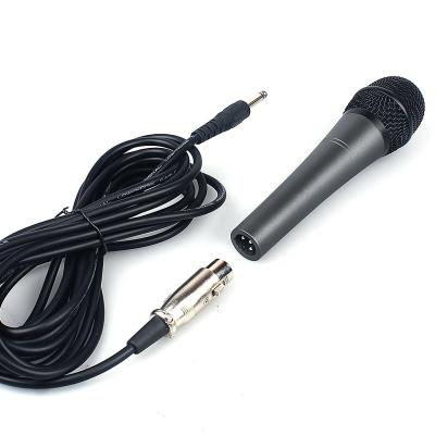 China Handheld Microphone Professional Wired Dynamic Echo Microphone With Karaoke for sale