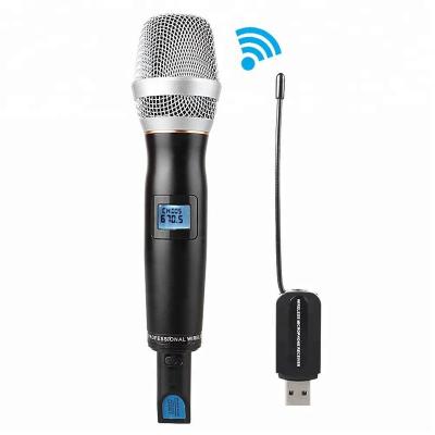 China Wireless Microphone System With USB New Released With USB Handheld Dynamic Wireless Microphone for sale