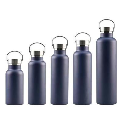 China Business Stainless steel sports bottle thermos cup Double vacuum American mouth bottle Outdoor cycling mountaineering kettle printing ogo for sale