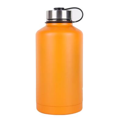 China PORTABLE 304 stainless steel space pot thermos cup Large capacity 64oz with straw suction mouth mountaineering portable space pot. for sale