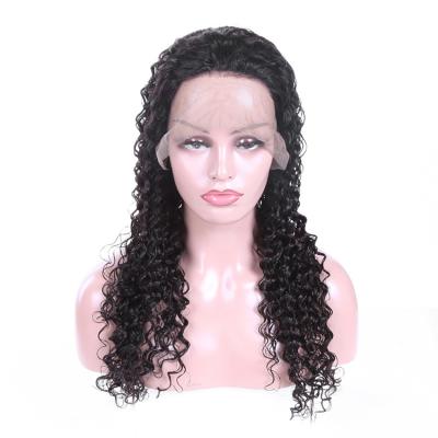 China Wholesale High Quality Silky Straight Lace Frontal Hairpiece Deep Wave Hair Wig For Black Women for sale