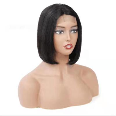 China Brazilian 100% High Quality Hair Cheap Price Silky Straight Wave Bob Cut Human Hair Wigs For Black Women for sale