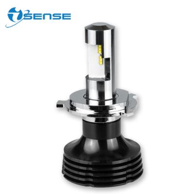 China Car Headlight Bulb LED Headlight Conversion Kit H4 Fanless Bulb Replace Factory Halogen for sale