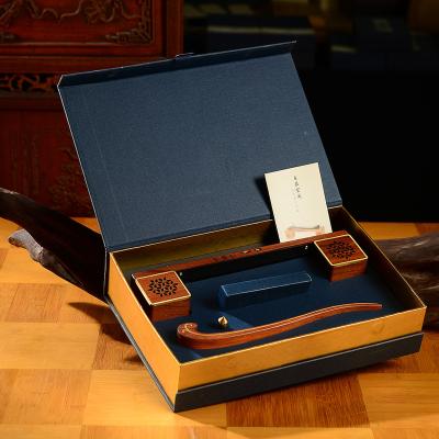 China Chinese Style Free Space Music Gift Box Free Space Music Gift Box Agarwood Censer Set Music Box for sale