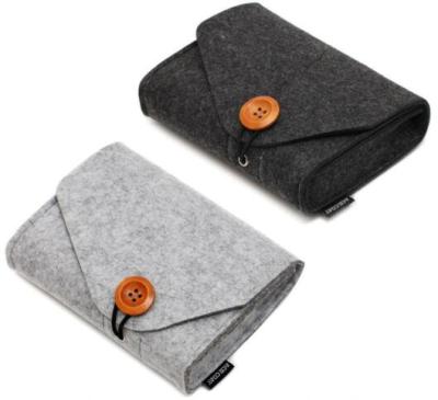 China Neoprene Felt Power Pack, Felt Storage Bag, Felt Cell Phone Pouch for sale