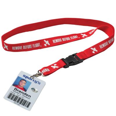 China Polyester Custom Design ID Card Holders Lanyards for sale