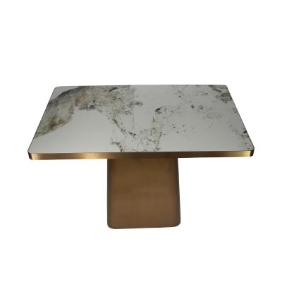 China modern professional factory metal dining table for sale