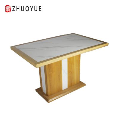 China Modern Fashion Table Restaurant Furniture Use Dining Table for sale