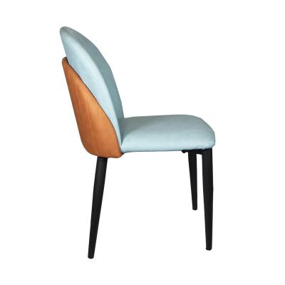 China Modern New Design Suitable Metal Frame And PU Leather Suitable For Hotel / Home Dining Chair for sale