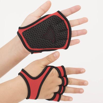 China Unisex Weightlifting Gloves Men Women Cross Training Protector High Quality Wholesale Gym Palm Gloves for sale