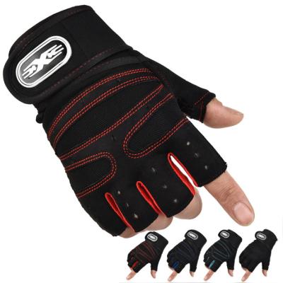 China Good Quality Comfortable Custom Fingerless Mens Womens Womens Bike Shock Absorbing Gloves Cycling Bicycle Balance Gloves Manufacturer for sale