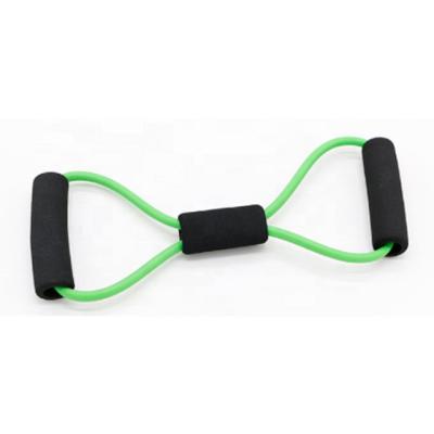 China Polyester+Latex Yarn Factory Customize Gym Exercise Pull Rope Resistance Band and Exercise Foot Pedal Indoor Pull Rope for sale