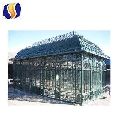 China Easily Assembled Outdoor Garden Greenhouses Structure With Hydroponic System for sale