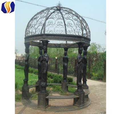 China China factory direct sale cast iron greenhouse garden gazebo for sale