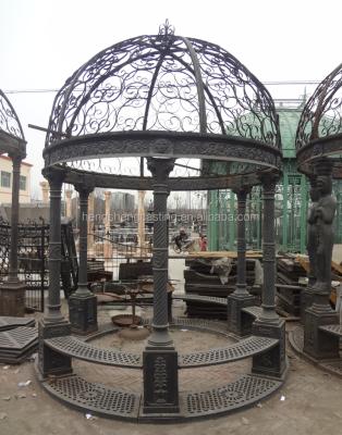 China Iron Or Aluminum Favorites Compare 2014 Classic Cast Iron Gazebo For Garden for sale