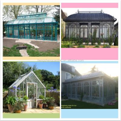 China Beautiful Easily Assembled Victoria Garden House Green House Conservatory for sale