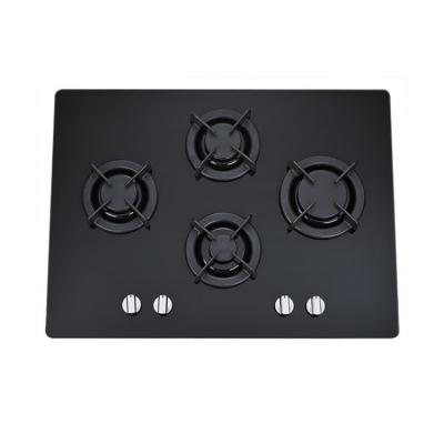 China Front Control Ng/Lpg Factory Price Is Available Black Metal Gas Stove Rfl Four Burner Plate Stove for sale