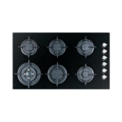 China China Kitchen Hob 6 Burner Ignition Modern Design Electronic Automatic Low Price Gas Hob High Quality Stove for sale