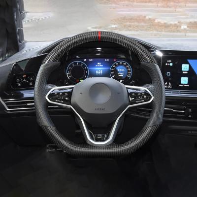 China Sports Remaban Factory Sale Steering Wheel Suitable For Volkswagen Golf 6/7 GTI Jetta Bora Magotan Upgrade Soport Carbon Fiber Steering for sale