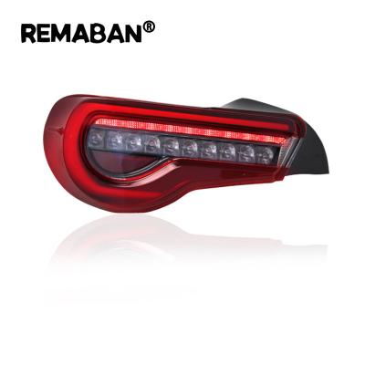 China Remaban car lamp plug and play factory for GT86 FT86 2012-2018 full LED rear lights for BRZ LED tail light plug and play 2013-2015 for sale