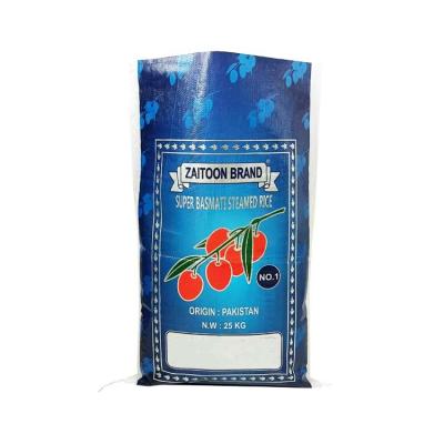 China 2022 Customized color moisture proof printed 25kg bopp plastic pp woven feed bags with gusset for sale