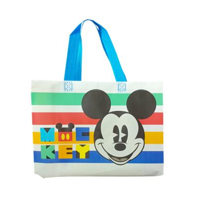 China Wholesale Portable Reusable Eco Woven Custom Woven Bag Logo Fabric BIODEGRADABLE Non Woven Shopping Bags Non - Woven Shopping Bags for sale