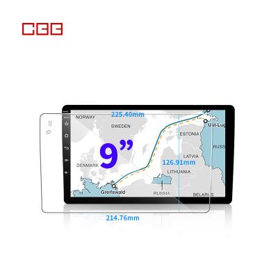 China Anti-scratch Android Car DVD GPS Player Protective Tempered Glass Film Touch Screen Protector Car Screen Protector Display Anti-scratch for sale