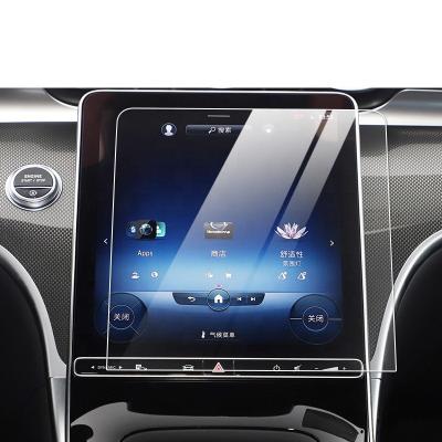 China Explosion-proof for Mercedes-Benz car W206 screen protector c class touch screen tempered film navigation instrument tempered glass film for sale