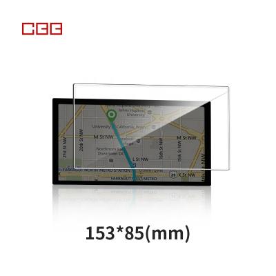 China Hardness Explosion-proof transparent high strength transparent glass screen film tempered glass touch screen protective film 153*85mm for sale