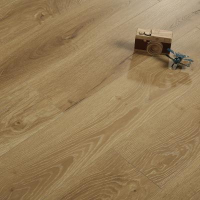 China Anti-slip eco click durable parkett laminated waterproof wood flooring for sale