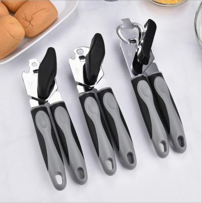 China Sustainable Durable Safe Manual Can Opener Manual Tool Multifunctional Bottle Can Opener for sale