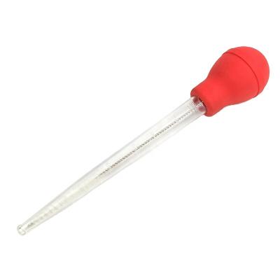 China Silicone Turkey Sustainable Cooking Tubing And Cleaning Brush for sale