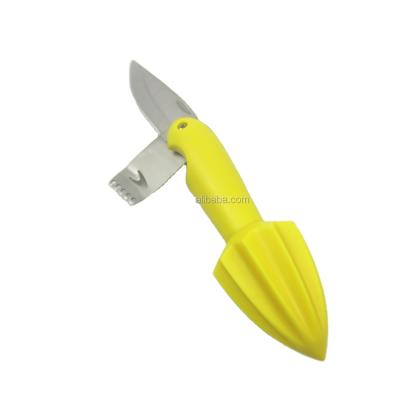 China Sustainable Lemon Squeezer /Easy Multifunctional Carrier Yellow Lemon Squeezer for sale