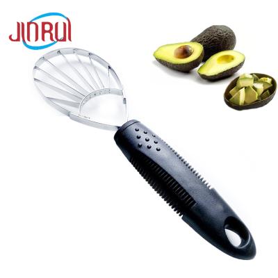 China Sustainable Stainless Steel Avocado Cutter Slicer, Kiwi Knife, Fruit Cutter for sale