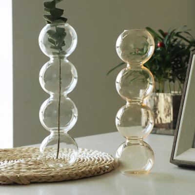 China Modern High Grade New Design Luxury Grand Flower Vase Glass For Home Decorative for sale