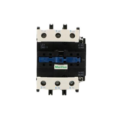 China Manhua product lc1-d80 hot ac motor control tc copper electrical contactor for sale