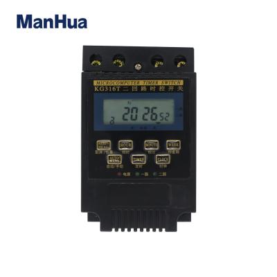 China Multichannel Timer Switch Manhua KG316T 3 Channel Digital Timer Switch for sale