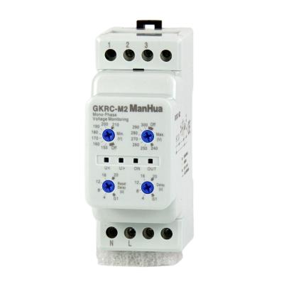 China ManHua GKRC-M2 3 Phase Voltage Monitoring Device Phase Failure Relay Sealed Most Popular Monitor Relay for sale